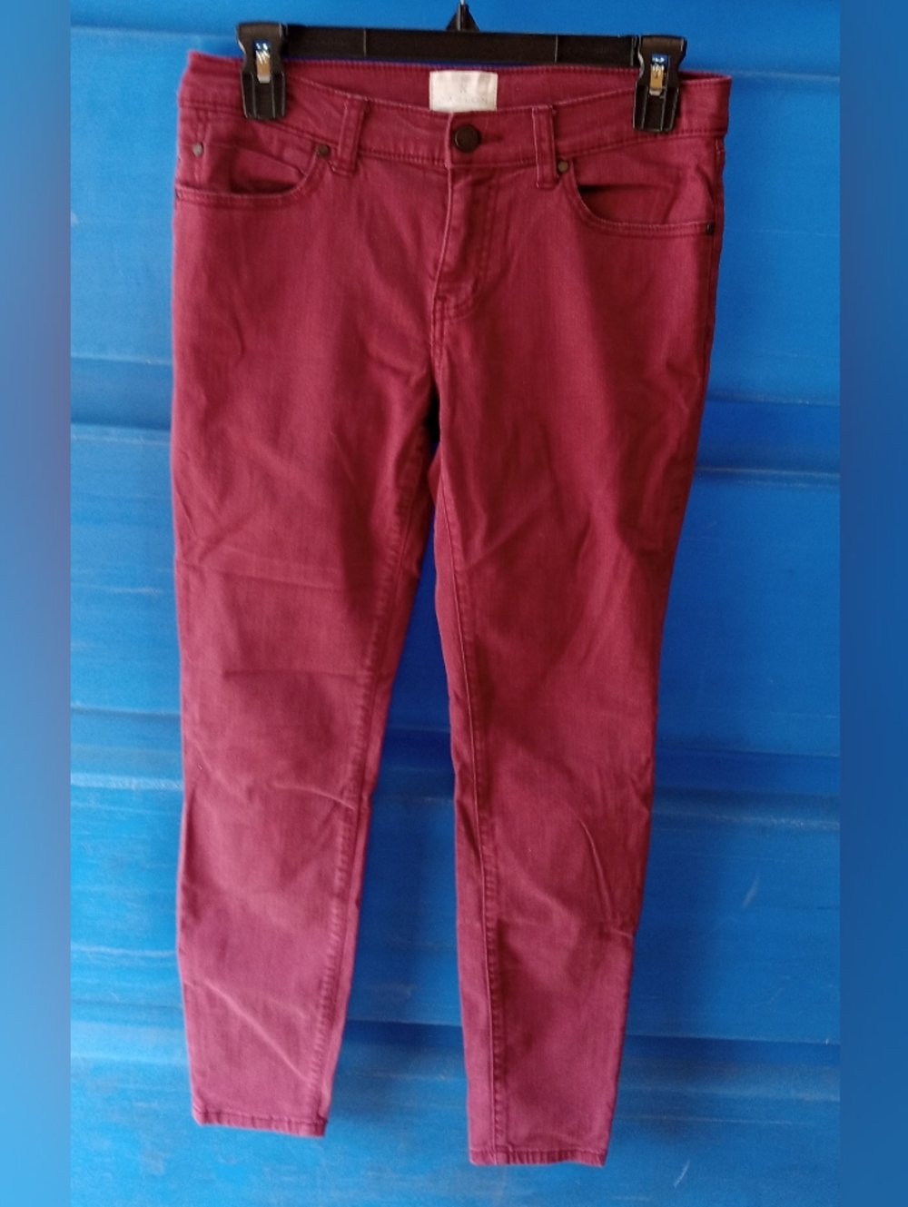 Caslon Skinny Jeans in Plum Sz 27P